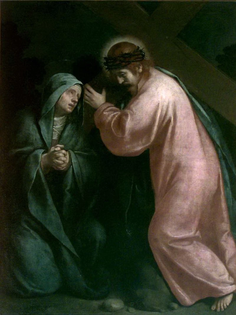 Cristo incontra la Madonna sulla via del Calvario